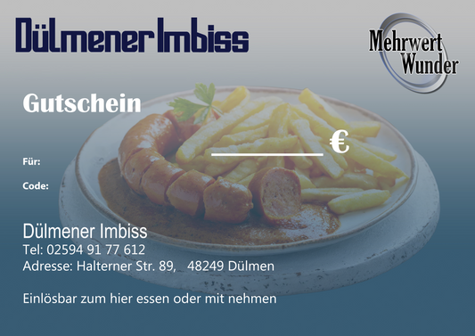 Dülmener Imbiss - Meisterschale