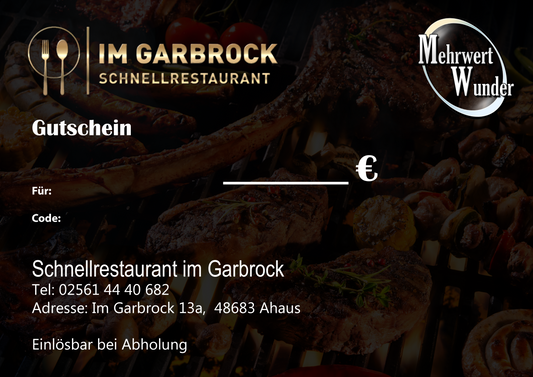 Schnellrestaurant im Garbrock - Ahaus