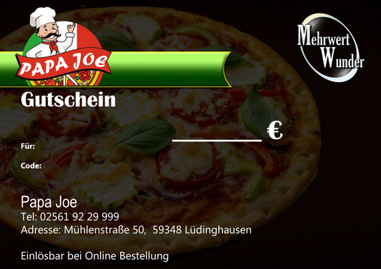 Pizza PapaJoe - Lüdinghausen