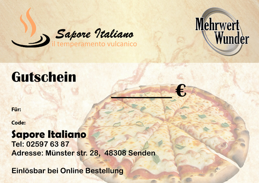 Pizzeria Sapore Italiano - Senden